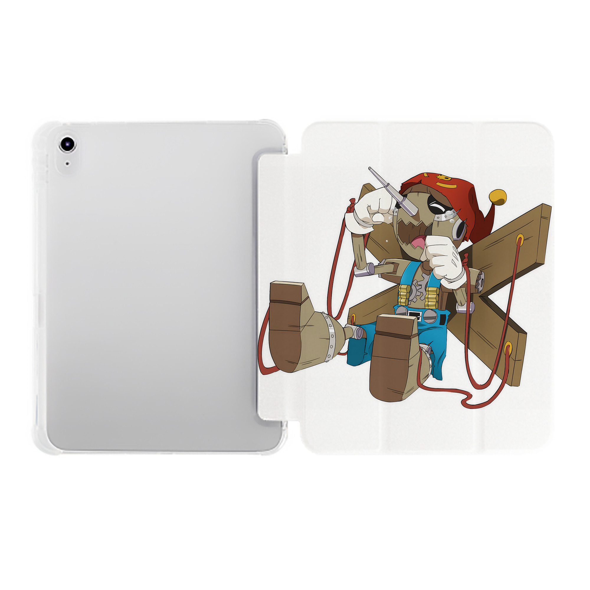 （画像用） Digimon デジタルモンスター/デジモン IPad ケース ペン収納付き 三つ折りスタンド PUレザー×シリコン 対応機種9.5/10.5/10.9インチ